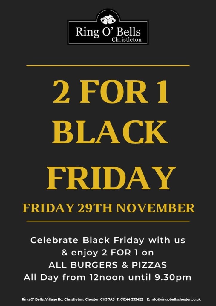 Black Friday at The Ring O'Bells Chester