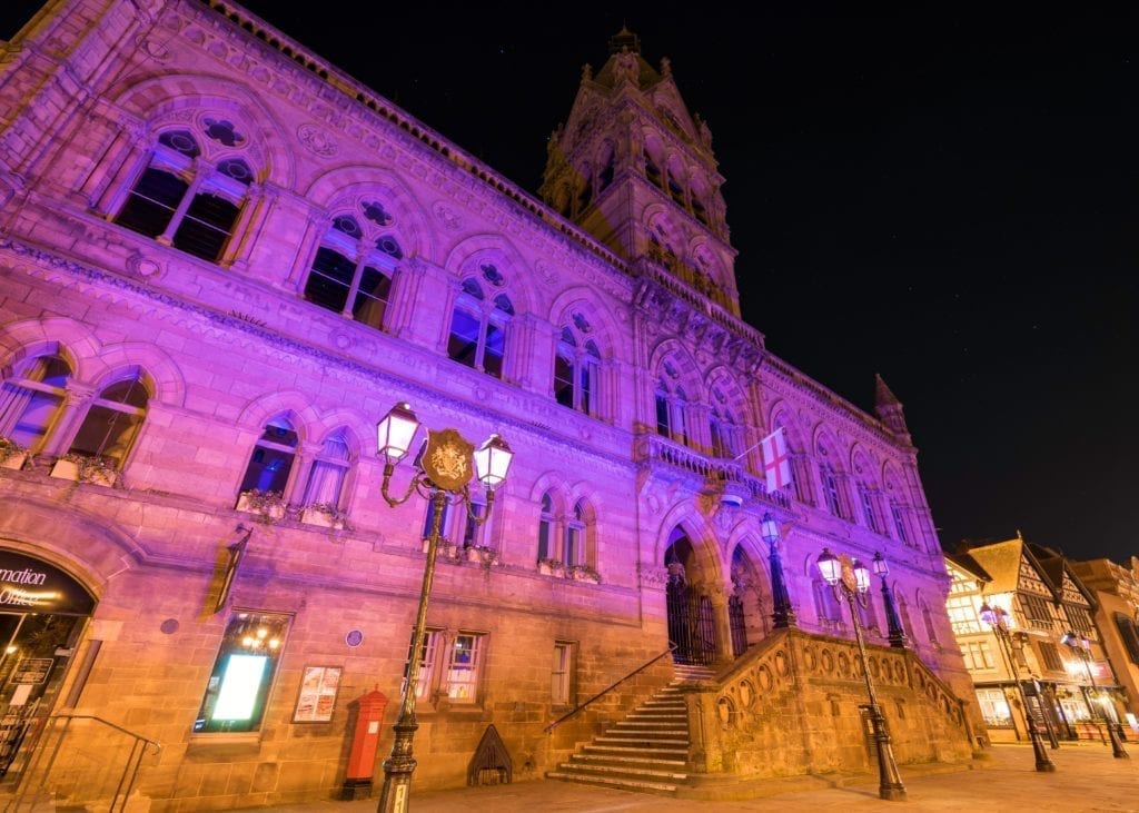 Purple Flag Chester Town Hall Chester.com