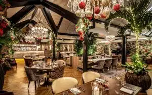 Grosvenor Pulford Palm Court Christmas Christmas Dining Chester