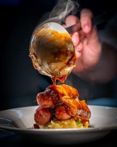 The Brewery Tap Kings Kitchen Homemade Sausagae Mash