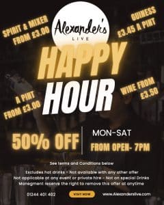 Alexanders Live Happy Hour