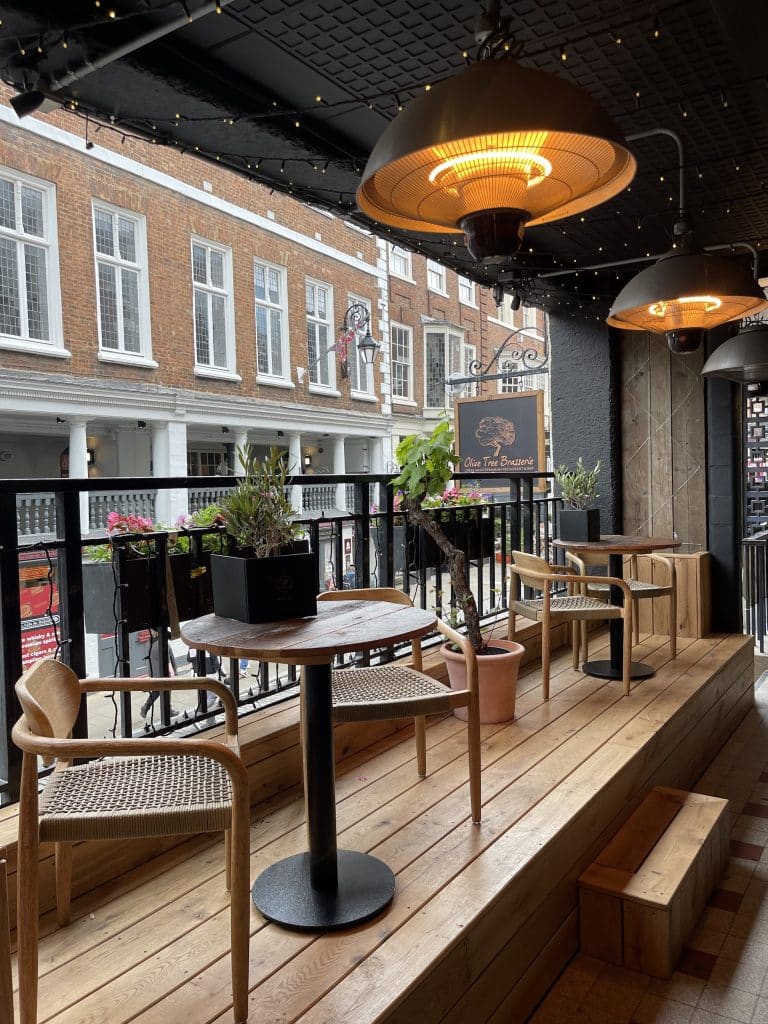 News 7 Olive Tree Brasserie Restaurant Watergate Street Mediterranean Restaurant Outside Dining Chester