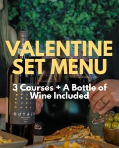Veeno Chester Valentines Day Menu