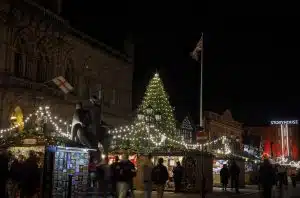 Chester Market Christmas Lights Chester Town Hall
