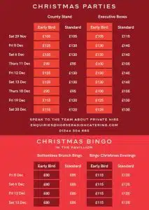 Chester Racecourse Christmas Parties 2025