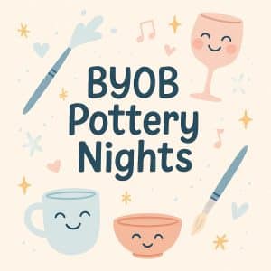 Pictura Cafe Chester BYOB Pottery Nights