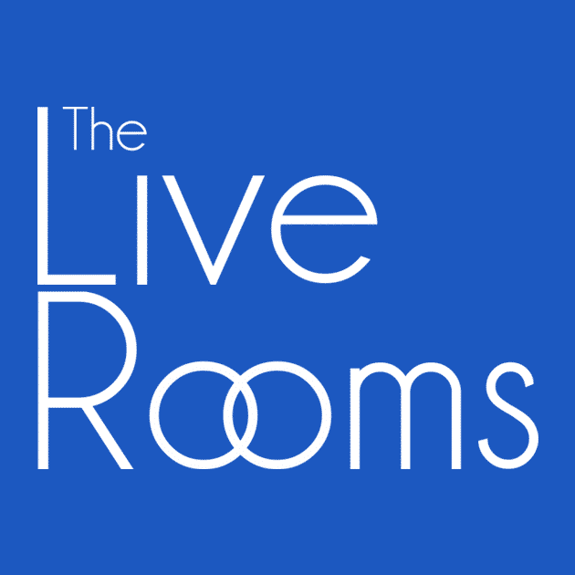the live rooms logo blue square