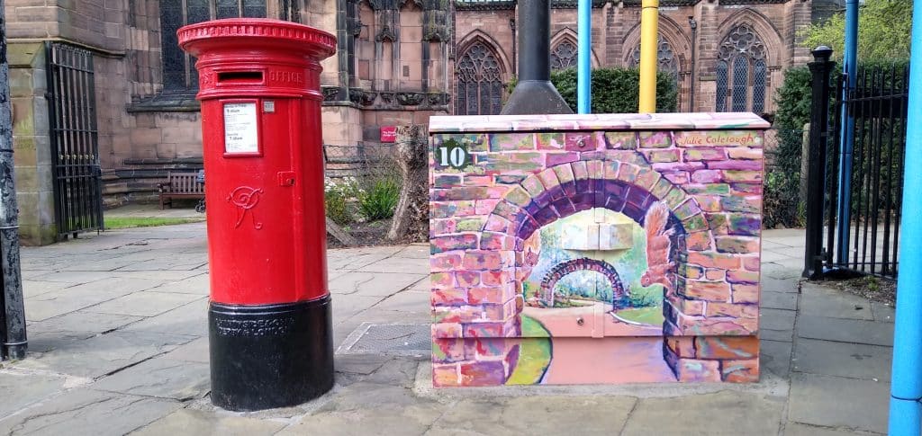 News 20 chester bid mini mural artist julie colclough