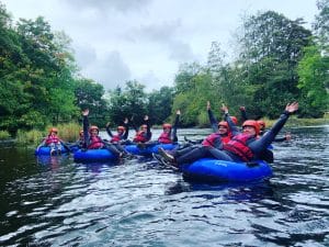 bearded men adventures river tubing stag dos hen parties experience