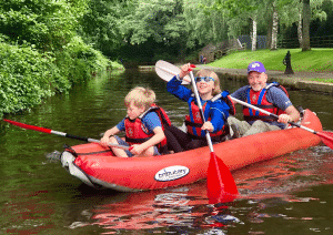 dee river kayaking family kayaking