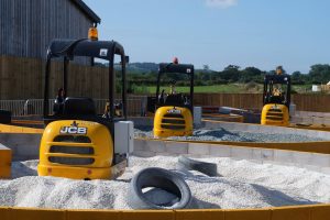 the ice cream farm mini diggers outdoor activity