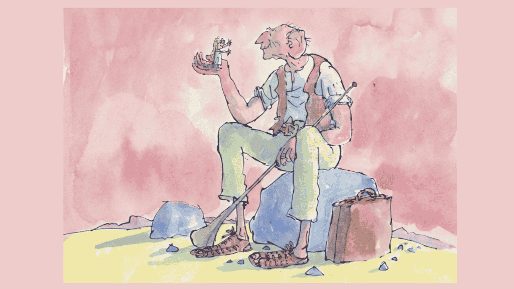 News 8 grosvenor museum cover artwork for the bfg (jonathan cape, 1982) © quentin blake