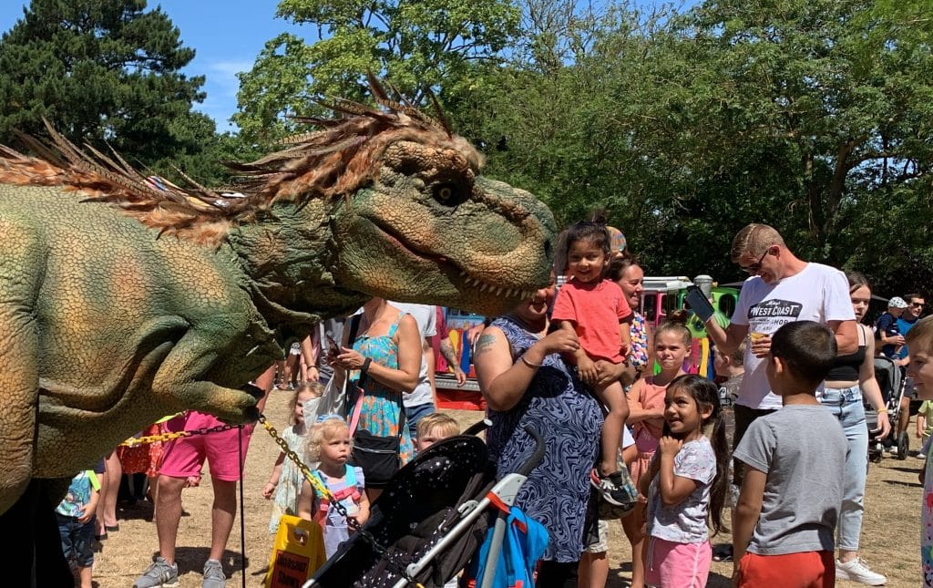 News 7 Chester Trex Dinosaur Takeover Weekend