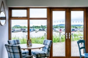Tattenhall Marina cafe view