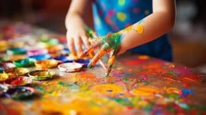 Xplore Science Discovery Centre Birthday Parties creative messy play