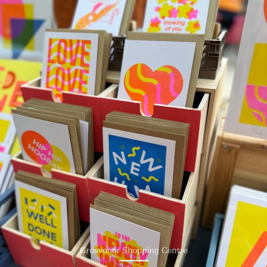 News 2 Grosvenor Shopping Centre Handcrafted Market Cards