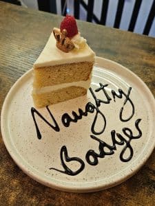 Naughty Badger Bistro Delicious Cakes