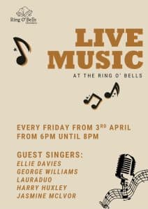 Ring O Bells Chester Live Music Fridays