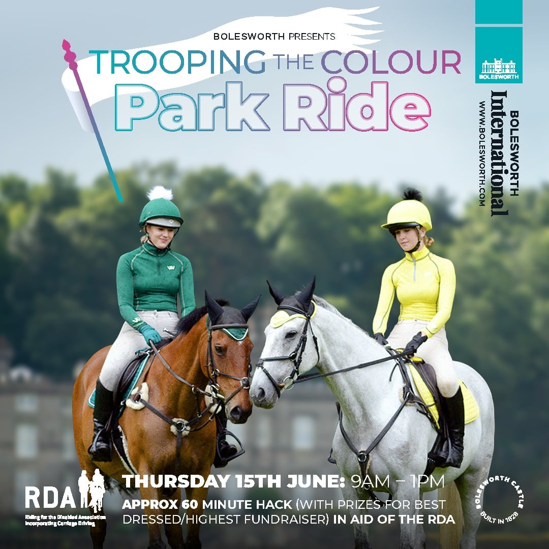Trooping The Colour Park Ride at Bolesworth Castle