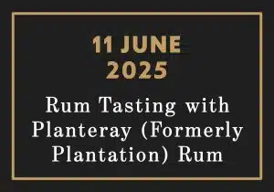 Vin Santo 11 June Rum Tasting with Planteray