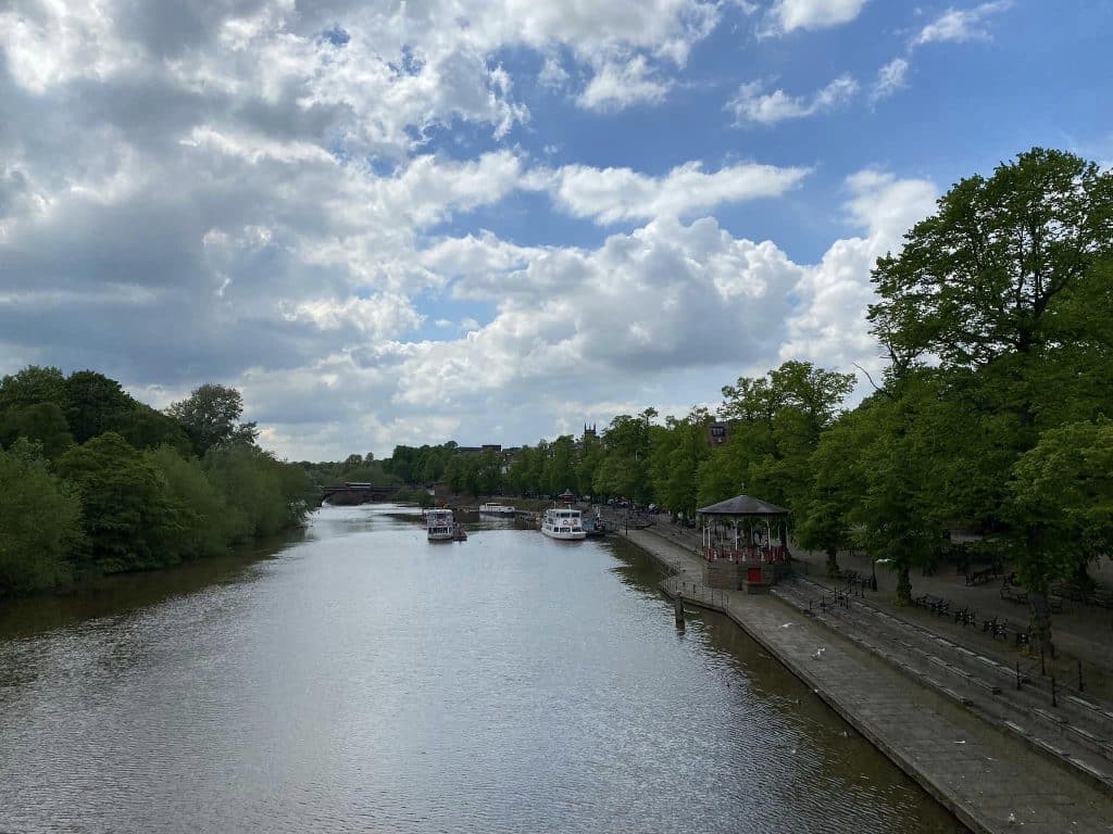News 8 The River Dee The Groves Bandstand Chester