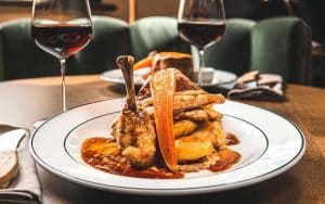 Upstairs at the Grill Sunday Lunch Roast Chicken