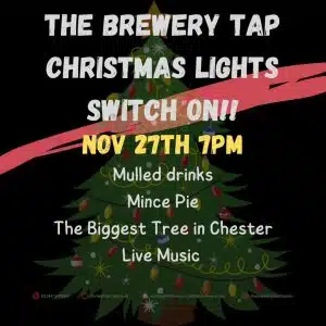 The Brewery Tap Christmas Lights Switch On