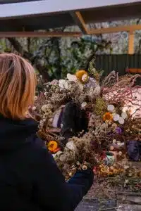 The Walled Garden School Seasonal Wreath Making Welshborn Flowers