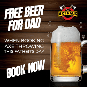 Axt Haus Fathers Day Free Beer Offer