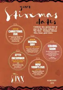 The Stixx xmas dates