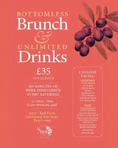 The Yard Bottomless Brunch