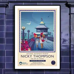 National Waterways Museum Art of Travel Exhibition Nicky Thompson