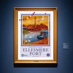 National Waterways Museum Art of Travel Exhibition Nicky Thompson Ellesmere Port