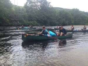 Whitewater Active Open Canoeing Experience Team Building