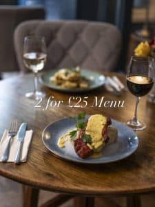 The Coach House Two For 25 Menu