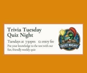 Duck and dagger Tuesday Quiz Night 7.30pm