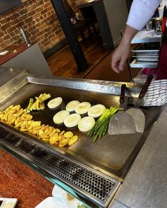 Siam Thai Teppanyaki Chester Tuesday Steak Night Grilled Vegetables