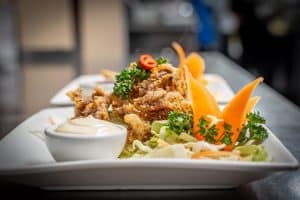 Siam Thai Teppanyaki Chester chilli squid