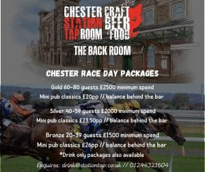 The Station Tap Chester Race Day packages