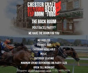 The Station Tap The Back Room Chester Races Packages