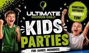 Ultimate Indoor Golf KIds Indoor Golf Parties