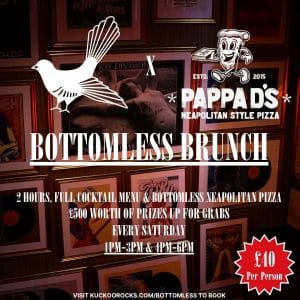 Kuckoo Chester BOTTOMLESS Brunch