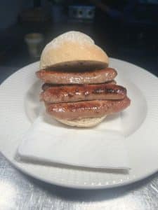 The Chester Townhouse Breakfast On The Terrace Sausage Sandwich