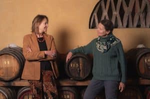 Pickles women in wine evening