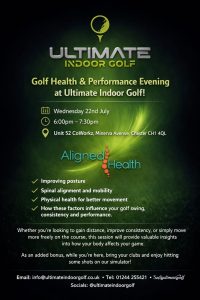 Ultimate Indoor Golf Health Performance Evening