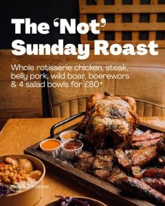 The Stixx Chester Not Sunday Roast Offer