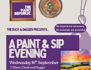 The Duck and Dagger Paint and Sip Evening