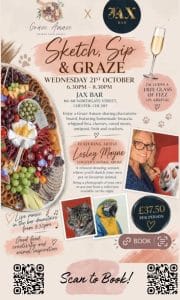 Graze Amaze Sketch Sip Graze Jax on the Square Chester